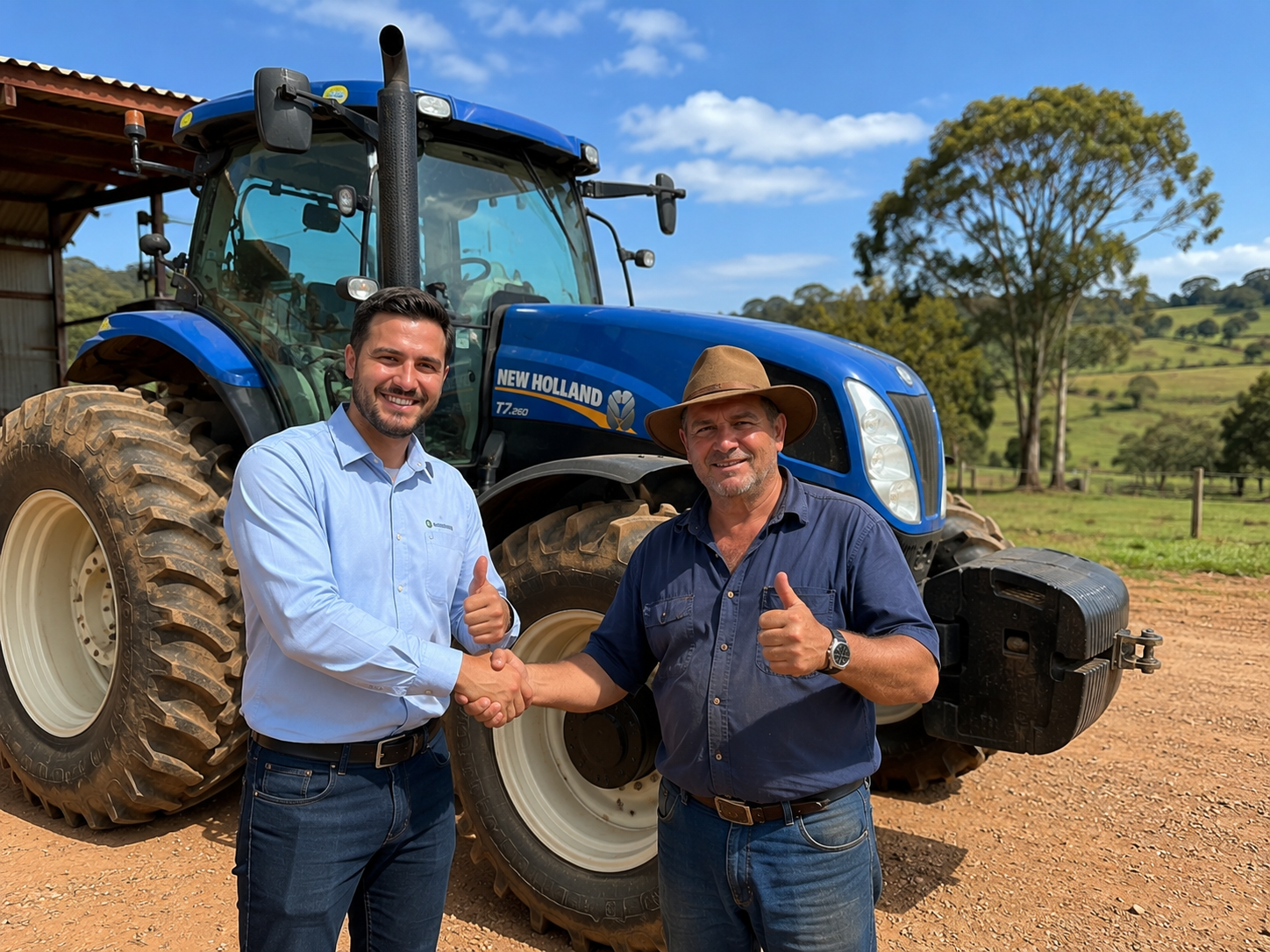 Entrega de peças genuínas à Fazenda Boa Vista